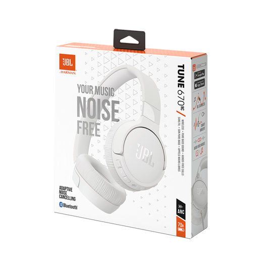 JBL Tune 670NC | Adaptive Noise Cancelling Wireless On-Ear Headphones